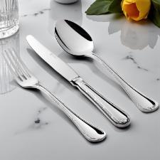 Faqueiro em prata com estojo Saint James Croise 101 peas: Requinte e design clssico para sua mesa