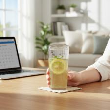 Jogo de Copos L'Hermitage Borboleta 350ml, Eleg�ncia Sustent�vel e Design em Cristal