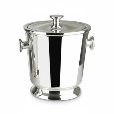 Balde Trmico para Gelo Saint James 2,8L, Banho de Prata, Padro Superior, Luxo para Bar e Mesa