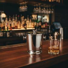 Balde Trmico para Gelo Saint James 2,8L, Banho de Prata, Padro Superior, Luxo para Bar e Mesa