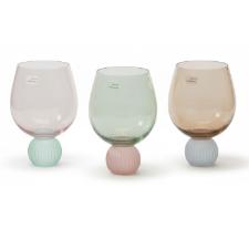 Jogo de Copos de Vidro BTC 450ml Base Esfera Colorido: Design Moderno e Alegria  Mesa