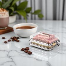 Jogo de 5 peas porta-frios Forma Vision em ao inox com pina: Elegncia e praticidade para servir