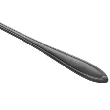 Jogo colheres para ch inox Bon Gourmet Heart 4 peas preto.