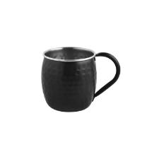 Caneca em inox Haus Moscow Mule Pub 550ml preta.