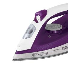 Ferro a vapor com base ceramic Black+Decker 127v roxo.