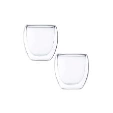Jogo de copos parede dupla em vidro Maxwell & Williams Blend 250ml 2 peças.