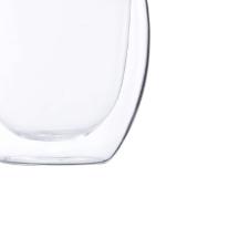 Jogo de copos parede dupla em vidro Maxwell & Williams Blend 250ml 2 peças.