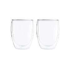 Jogo de copos parede dupla em vidro Maxwell & Williams Blend 350ml 2 peas.