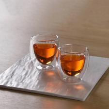 Jogo de copos parede dupla em vidro Maxwell & Williams Blend 350ml 2 peas.