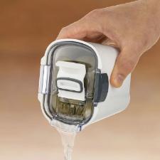 Pote para conservas em plstico e silicone Progressive 485ml.