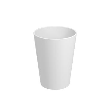 Copo cnico em plstico Coza Cozy 500ml branco.