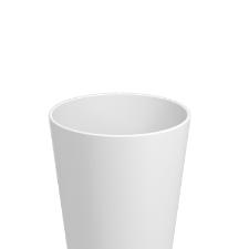 Copo cnico em plstico Coza Cozy 500ml branco.