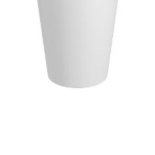 Copo cnico em plstico Coza Cozy 500ml branco.
