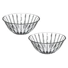 Jogo de bowls em vidro L'Hermitage Dubois 7 peas incolor.