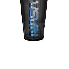 Copo parede dupla com canudo em plstico Nasa Space 500ml.