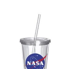 Copo parede dupla com canudo em plstico Nasa Mars 2020 500ml.
