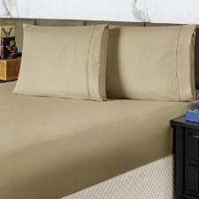Jogo de Cama King 3 Peas Ponto Life Eco Caqui 193 X 198 cm