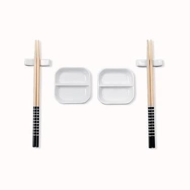 Conjunto de hashi para 2 pessoas Nankin 6 peas