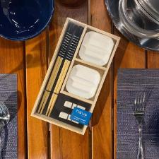 Conjunto de hashi para 2 pessoas Nankin 6 peas
