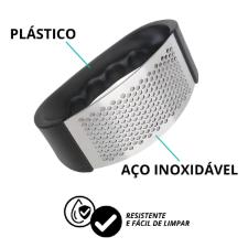 Espremedor Amassador Triturador De Alimento Alho De Inox Manual Cozinha