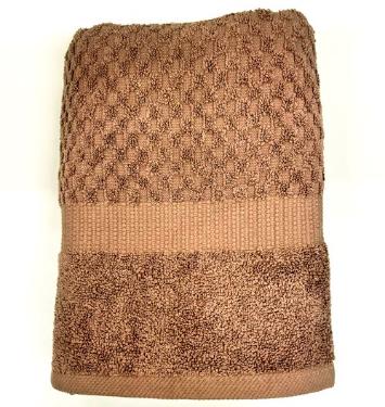 Toalha de Banho Gigante Taupe Jacquard Algodo Porto Fino Cortex