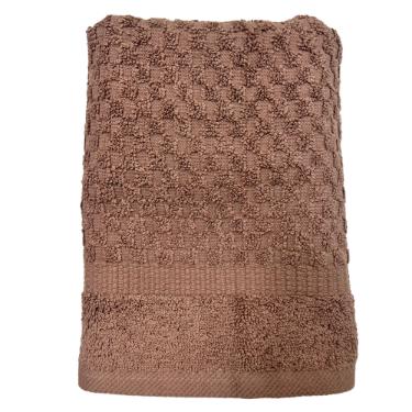 Toalha de Rosto Jacquard Portofino Taupe 50x70cm