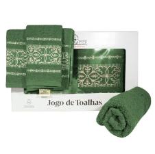 Jogo de Toalhas Munique 4 peas Verde- Mafratex
