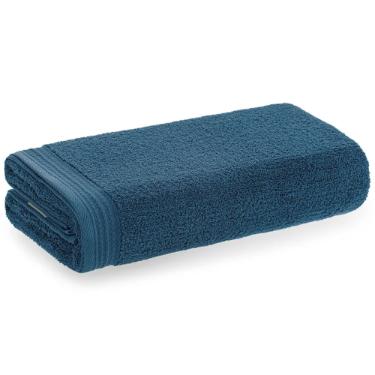 Toalha Banho Fio Penteado Karsten Unika Imperial Azul - 86 x 150 cm