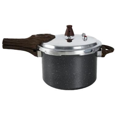 Panela de Presso Brinox Cinza Grafite Granito Ceramic Life Pressure 4,2L