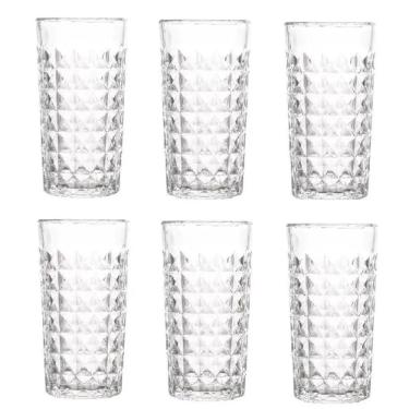 Jogo de copos em Vidro Lehav Prisma 280ML 6 peas