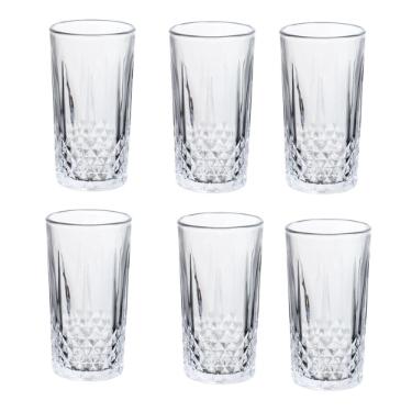 Jogo de copos em Vidro Lehav Lily 280ML 6 peas