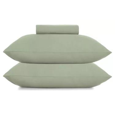 Jogo de Cama Casal 4pcs Unique Verde 200x220cm