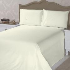 Jogo de Cama Queen 200 Fios 4 PCS Micropercal Off White 2,40 X 2,50cm