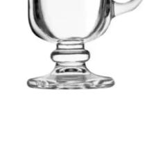 Jogo com 06 xcaras em vidro Casa Ambiente Irish Coffee 120ml