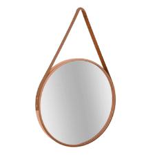 Espelho decorativo com ala Riohome Modernatta 32cm Ros