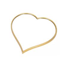 Jogo de Espelhos Decorativos em Corao RioHome 03 peas Dourado