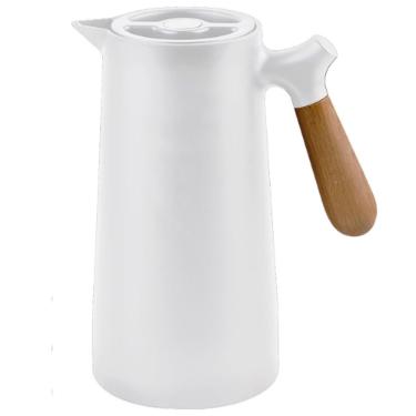 Garrafa Trmica em Vidro Unik Living Tulipa 1L Branco Clido