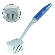 Escova Multiuso Quadrada com Raspador e Cabo em Plstico Clean Tech 28x5cm