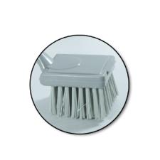 Escova Multiuso Quadrada com Raspador e Cabo em Plstico Clean Tech 28x5cm
