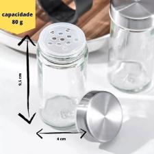 Porta Condimento Giratrio em Plstico Quality House Quadrado Preto 12 frascos