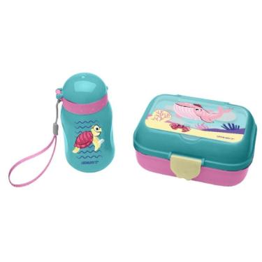 Kit Lanche fundo do Mar Leo&Leo 4 ps
