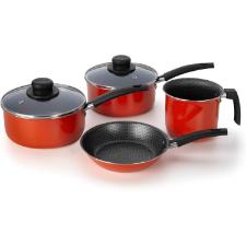 Jogo de Panelas Antiaderente Multiflon Daily 4 peas Laranja