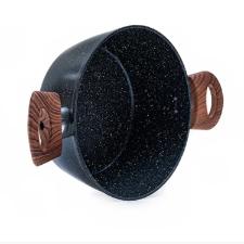 Jogo de Panela Stone Induction Black Wood Preto 4 peas
