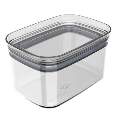 Organizador Hermtico Retangula Block Ou Natural 650 ml