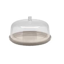 Boleira Break com tampa Martiplast Bege 25 cm