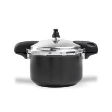 Panela de presso  Pressure 2 Alas 5,4L Ceramic Life  com fundo de Induo Brinox  Preto