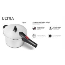 Panela de Presso Inox Ultra com Fundo Triplo 4L Brinox