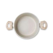 Caarola com tampa e induo Ceramic life Sirius Brinox Vanilla 22cm