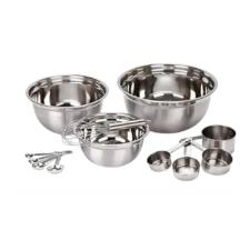 Jogo de tigelas e colheres medidoras em Inox Dolce Home 6 peas