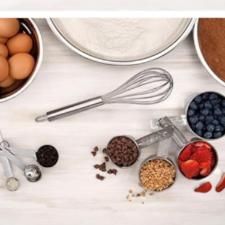 Jogo de tigelas e colheres medidoras em Inox Dolce Home 6 peas